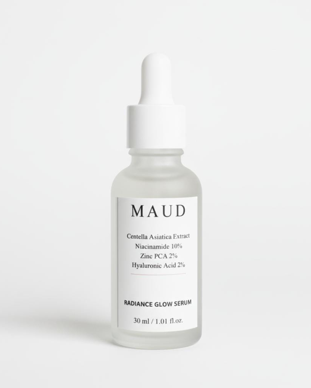 Maud Radiance Serum – Niacinamide 10%, Zinc PCA 2%, Centella Asiatica & Hyaluronic Acid