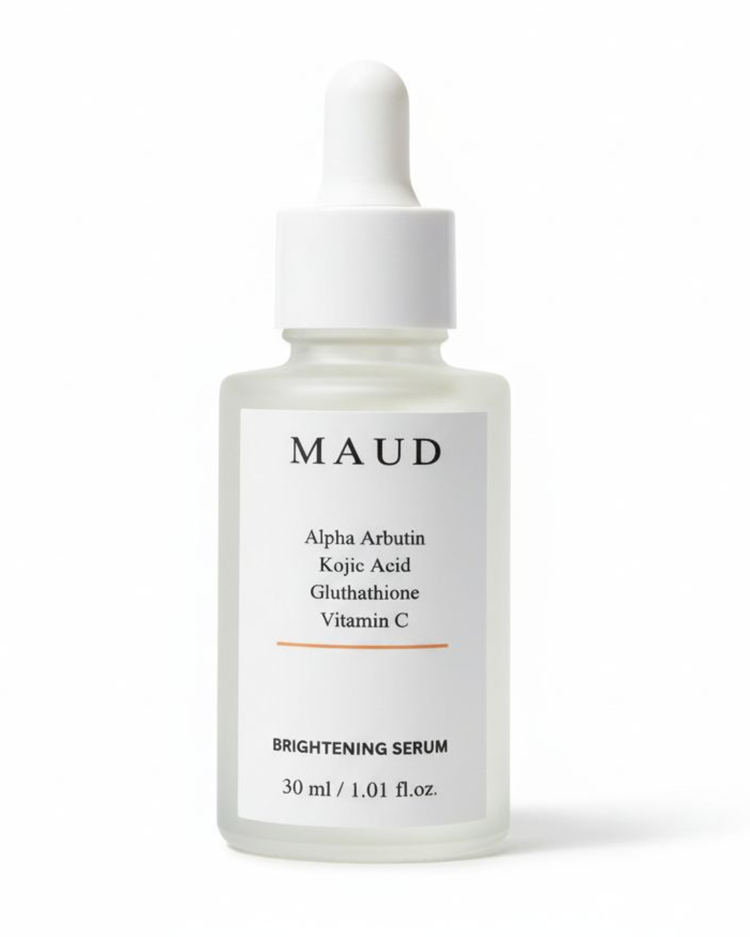Maud Brightening Serum  Vitamin C, Alpha Arbutin, Kojic Acid & Glutathione Dark Spot Corrector